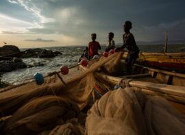 fishermen in lake victoria